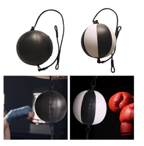 <b>Massage</b> <b>Ball</b> PU Double End Portable Black and White Dual Color Design for Muscle Therapy and Relaxation Home Gym Practice - Product Image 1