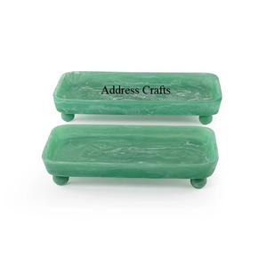 ถาดเรซิ่นรูปสี่เหลี่ยมผืนผ้าสำหรับใส่ช็อกโกแลต ขนมหวาน ของว่าง สำหรับเทศกาลรอมฎอนและอีด ปลอดสารตะกั่ว ขายส่ง - Product Image 3