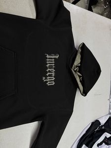 <b>Brown</b> White Hooded Breathable Canvas Custom Men Hoodies Designed With Trendy Style And Comfortable Fit For Urban Wear - Product Image 5