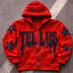 Venta al por mayor 100% algodón de los hombres Premium Drop Shoulder Hoodie Custom Logo Design Vintage Look desgastado - Product Image 5