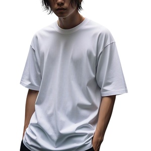 Camiseta de algodón de alta calidad para hombre, Camiseta de algodón 100% con hombros caídos de gran tamaño personalizada OEM para hombre, Camiseta holgada - Product Image 1