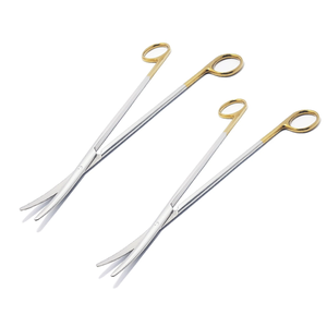 Offre Spéciale – Ciseaux Metzenbaum courbés TC 26 cm (10,25 pouces) en carbure de tungstène, lot de 2, en acier inoxydable chirurgical, ensemble professionnel de précision - Product Image 2