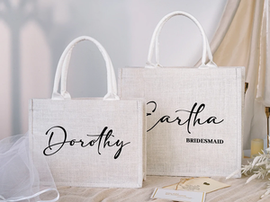 Bolsa de Compras Reutilizable de Fibra de Yute Ecológica y Sostenible con Asas Resistentes - Product Image 5