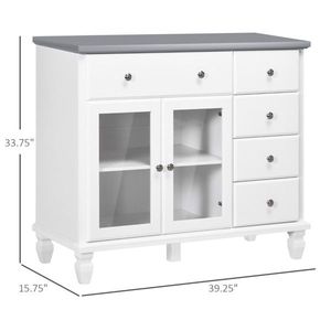 <b>Kitchen</b> <b>Sideboard</b> Storage Cabinet <b>for</b> Living Room - Product Image 4