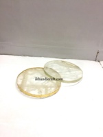 Meilleure vente 2024 : Tranches de cristal de quartz géode naturel avec bordure dorée, pierre verte multicolore, agate, résistantes à la chaleur, écologiques