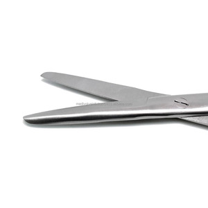กรรไกรผ่าตัดแบบตรง 6 นิ้ว ปลายทู่ ผลิตจากสแตนเลสเกรดโรงพยาบาล ได้รับการรับรองมาตรฐาน CE ISO สำหรับมืออาชีพ - Product Image 4