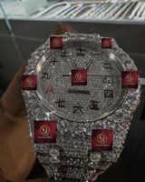 Jam Tangan Pria Mewah Otomatis Shreeji Jewels 42mm Bahan Stainless Steel Analog Tampilan Tanggal Kristal Safir Mekanisme Lipat Berkualitas Tinggi
