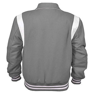 Chaquetas Varsity de Lona con Diseño Personalizado al por Mayor para Hombre, Logotipo Frontal, Transpirables, Servicio OEM Disponible, Alta Calidad - Product Image 2