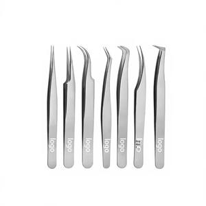 Ensemble de pinces à cils en acier inoxydable de précision Morje Surgical avec pointe lisse, longueur 10 mm, prise en main parfaite pour les outils d'extension de cils - Product Image 3