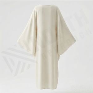 Elegante Vestido Musulmán Modesto de Diseño Personalizado para Mujer, Estilo Mariposa, Largo, para Oración, Ropa Islámica de Moda, Color Personalizado - Product Image 2