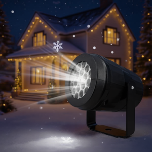 Led Christmas <b>Light</b> <b>Projector</b> Snowflake Pattern Outdoor Indoor Holiday Decor - Product Image 3