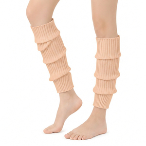 Women's Leg Warmers Soft Knit Long Winter Leg Sleeves Stretch <b>Boot</b> <b>Socks</b> for Dance Yoga Casual Wear with OEM ODM Service - Product Image 1