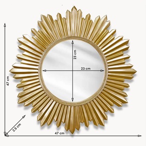 Armanda Luxury Gold Sunburst Wall <b>Mirror</b> Handmade Elegant and Modern <b>Decorative</b> <b>Mirror</b> - Product Image 4