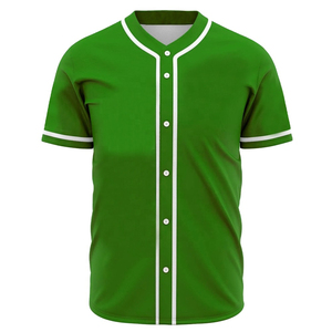 Maillots de baseball sur mesure grande taille pour l'été – Vente en gros, vierges ou imprimés par sublimation, pour équipes – Coton/Polyester respirant et à séchage rapide - Product Image 3