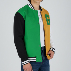 Vintage College Fashion <b>Men</b> Varsity <b>Jacket</b> High Quality Latest Style Custom Patch Design Wool Blend <b>Men</b> Varsity <b>Jacket</b> - Product Image 1