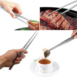 Hot Seller Customized Logo Prints Stainless Steel Food Tweezer Portable Mini Hand Tool for Clamping Jewelry Diamond and Gem - Product Image 6