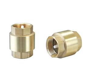 Vanne de retenue pneumatique hexagonale en laiton série CV, filetage 2 pouces, à passage plein, structure d'arrêt unidirectionnelle, joint EPDM, OEM ODM - Product Image 1