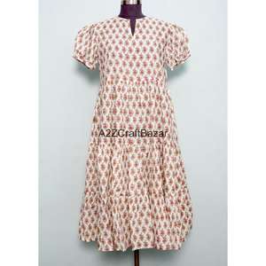 Robe maxi en coton 100% écologique à imprimé floral, décontractée, bohème, sexy, luxueuse, toutes saisons - printemps été - Product Image 1