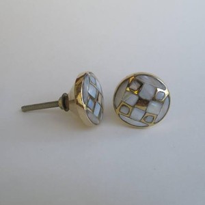 Professional Home Decorative 35mm Brass MOP Door Knob Bedroom Dresser Hotel Kitchen Cabinet Use <b>Low</b> Price by lametierartz - Product Image 6
