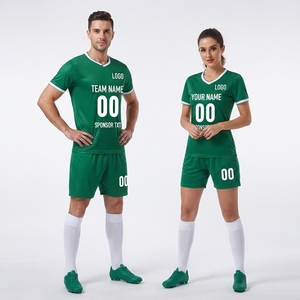 Nuevo conjunto de uniforme de fútbol personalizado con sublimación, conjunto de camiseta de fútbol con estampado digital. - Product Image 2