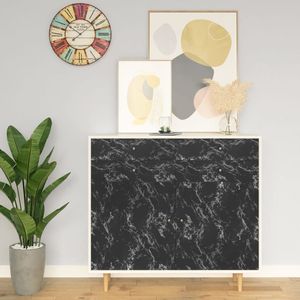 Black Stone 196.9"x35.4" PVC Self-Adhesive Furniture Film <b>Edge</b> <b>Banding</b> - Product Image 1