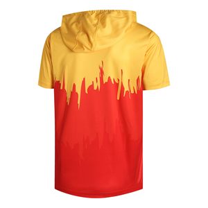 Camisetas con Capucha para Sublimación al por Mayor, 100% Poliéster, Transpirables, Ecológicas, para Verano, Suministro OEM - Product Image 5