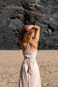 Robe maxi bohème fluide, vêtements de festival Fairycore, robe d'été bohème pour femmes, robe longue, vêtements de plage - Product Image 4