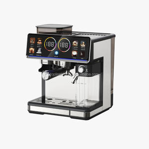Macchina da Caffè Italiana Completamente Automatica in Acciaio Inox Francese, 20 <span class=keywords><strong>Bar</strong></span> di Pressione, Macchina per Espresso e Cappuccino con Macinacaffè e Serbatoio Latte da 250ml - Product Image 3