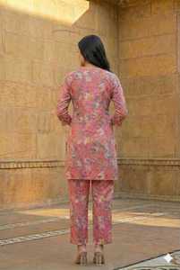 Premium Cotton Cord Set with Mirror & Hand Work Women Ethnic Fashion for Best Wholesale Price - Product Image 4