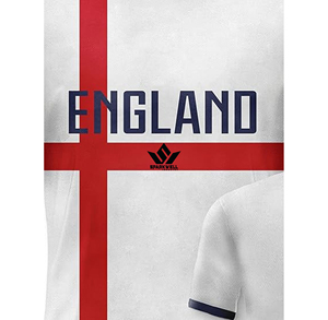 Maillot de football blanc pour homme, manches courtes, col rond, respirant, en maille polyester, coupe athlétique, vêtements de sport pour adultes - Product Image 5