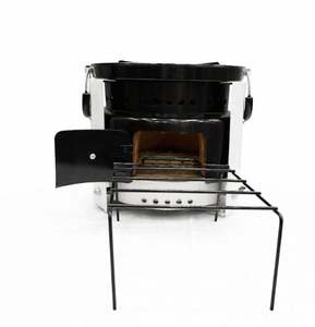 Flame Guard Safe Heat Wood Stove EmberForce Plus Heavy Duty <b>Heater</b> Max High Output - Product Image 4