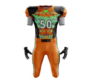 Uniforme de Fútbol Americano Personalizado de Calidad para Equipos Juveniles, Hecho en Pakistán, Uniforme de Fútbol Americano para Adultos - Product Image 4