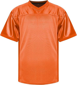 Maillots de football vierges en mesh, maillot de football athlétique, uniforme de sport d'entraînement, maillot de football noir et blanc - Product Image 5