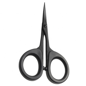 Ciseaux de montage de mouches de pêche de haute qualité, couleur argent, étanches, à pointe fine, en acier inoxydable, réglables et personnalisables avec logo privé - Product Image 1