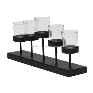 Porte-bougie artisanal en forme de mandala, décoration ethnique spirituelle, porte-bougie doré pour la décoration de scène de banquet, Zahid Exports - Product Image 4