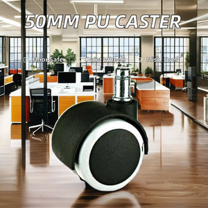 Juego de 4 ruedas de poliuretano resistentes al desgaste Elite-Edition con giro de 360 grados y kit de instalación rápida para estanterías de taller - Product Image 2