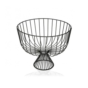 Nouveauté : Panier de rangement pour fruits de luxe en métal antique, design élégant, avec base en bois, taille et forme personnalisables - Product Image 6