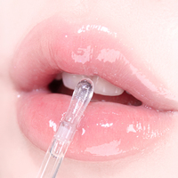 Naughty Percent Water Bloom Gloss Glitter Plumping Lip Liquid Waterproof Long Lasting Velvet Finish OEM Custom Herbal Mineral