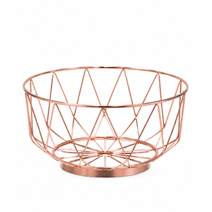 Gold Fruit <b>Basket</b> Modern Metal Wire Fruit Bowl Decorative Kitchen Countertop Storage <b>Basket</b> for <b>Bread</b> Vegetable Display - Product Image 6