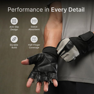 Guantes de Gimnasio con Logotipo Personalizado para Entrenamiento Físico, Levantamiento de Pesas, Ejercicio, Deportes, Guantes de Agarre OEM, Guantes de Entrenamiento con Soporte para Muñeca - Product Image 4