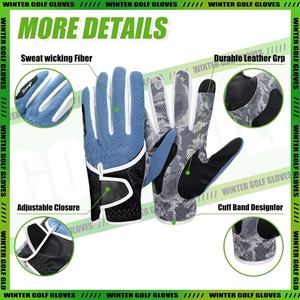 Gants de sport respirants en cuir Cabretta et maille, à doigts entiers, avec paume antidérapante et fermeture auto-agrippante, pour entraînement unisexe - Product Image 2
