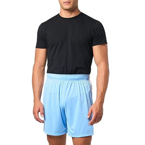 Pantalones Cortos Deportivos de Doble Capa para Hombre con Bolsillos con Cremallera, Ropa Deportiva para Gimnasio, Fitness, Compresión, Running, Ecológicos, Color Sólido - Product Image 4
