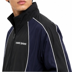 <b>Men's</b> Athletic Track <b>Jacket</b> Premium Quality Full Zip Sports Ready Comfort Fit Direct Modern Design Lightweight Spring Front - Product Image 6