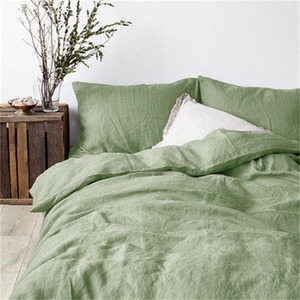 Woven 100% Linen Eco-Friendly <b>Bed</b> <b>Sheet</b> Bedding Set <b>Queen</b> Fitted for Hotels Grade a Customizable - Product Image 5