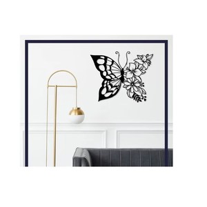 New Arrival Modern Metal Wall Sculpture Floral Design Gold Finish Contemporary Home Decor for Bedroom Wall Art - Product Image 3