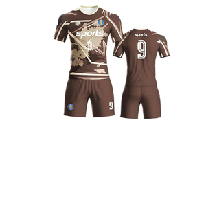 Quick-Dry Breathable Short Sleeve Pakistan Soccer Jerseys Custom OEM Digital Print Football Uniforms 100% Polyester - Product Image 4