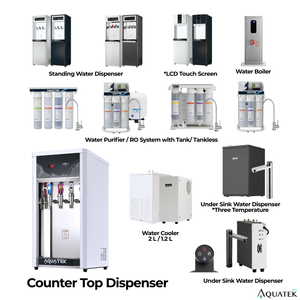 Dispensador de Agua Inteligente Aquatek AQ-1513T |   Sistema de ósmosis inversa (RO) integrado de 5 etapas |   Pantalla Táctil LCD |   Ecológico |   Calidad Comercial Premium |   MIT - Product Image 2