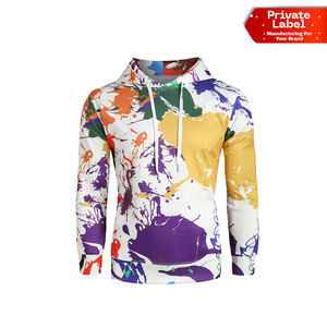 เสื้อฮู้ดดี้ไทไดแบบยืดหยุ่นสูงสำหรับขายส่ง OEM เสื้อผ้ากีฬาพิมพ์ลายตามสั่ง เสื้อฮู้ดดี้ไทไดแบบยืดหยุ่นสูงสำหรับออกกำลังกาย - Product Image 1