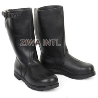 Bottines en cuir allemand noires avec bottes marron Squad Lacets respirants et sac Logo personnalisable