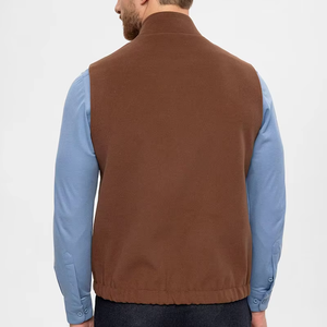 Chaleco de Lana de Alta Calidad en Oferta - Moderno y Cálido para Otoño/Invierno, Chaleco con Cierre para Hombre - Product Image 2